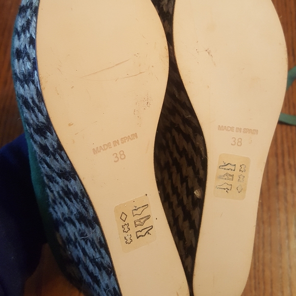 Free people Charade espadrille wedges.  Size 38. - Picture 4 of 5